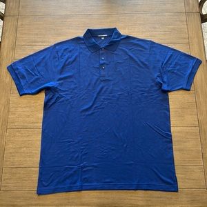 🆕 NWOT 3 XLT Port Authority Men's Silk Touch Polo Royal Blue